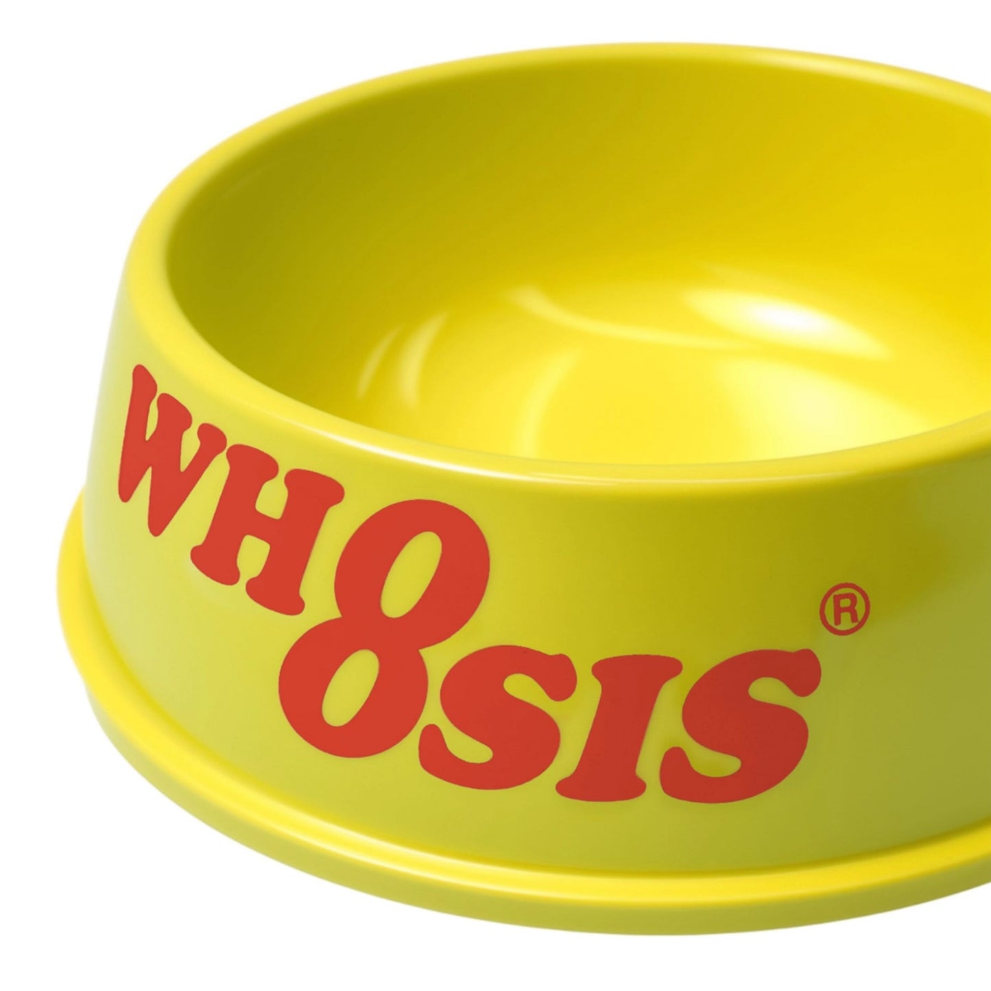 Yellow Pet Bowl - 12.6oz Non-Slip Shatterproof, Bite-Resistant for Dogs & Cats