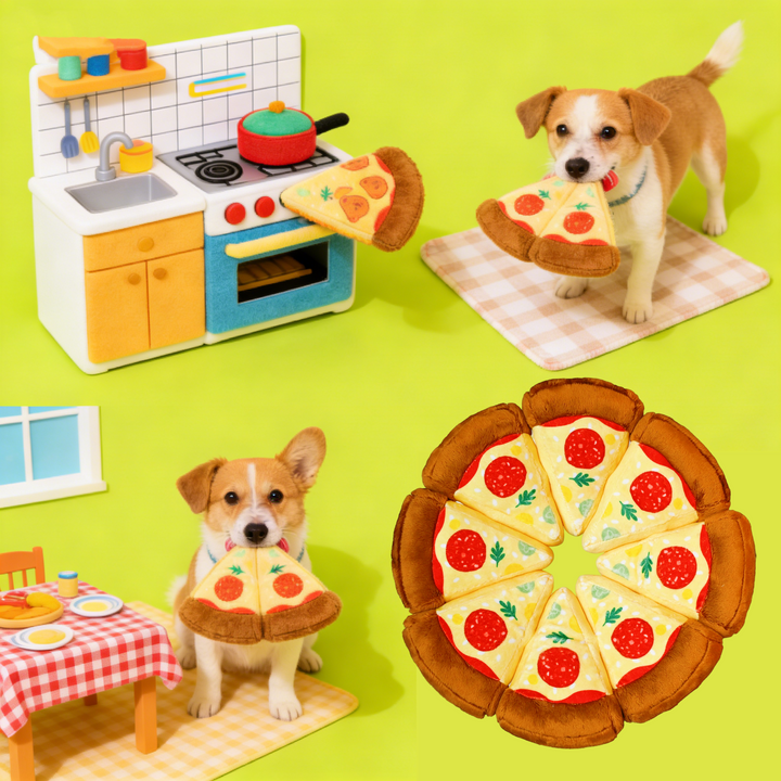 Pizza Squeaky Dog Toy: A Slice of Fun for Your Pup