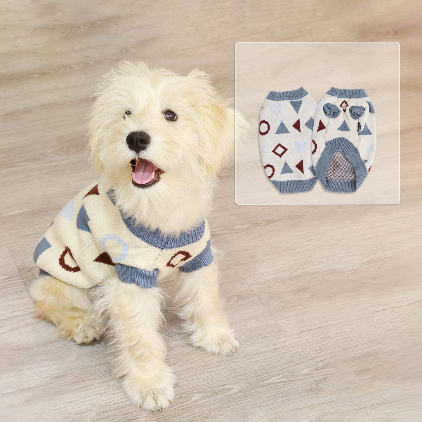 Warm Christmas Dog Sweater - Cozy Pullover for Small Puppies, French Bulldog & Pitbull