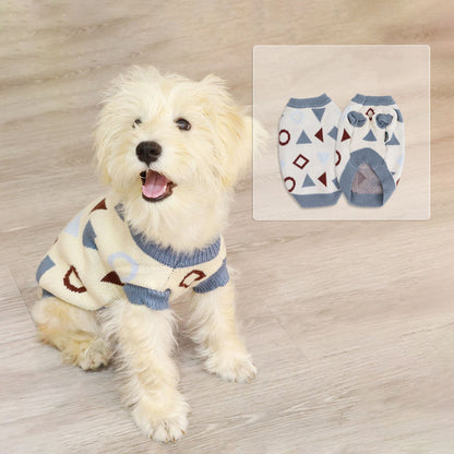 Warm Christmas Dog Sweater - Cozy Pullover for Small Puppies, French Bulldog & Pitbull