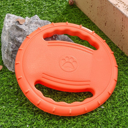 Dog Flying Disc Toy - Steering Wheel Shape, Foam Material, Safe Interactive Fetch Toy for Dogs