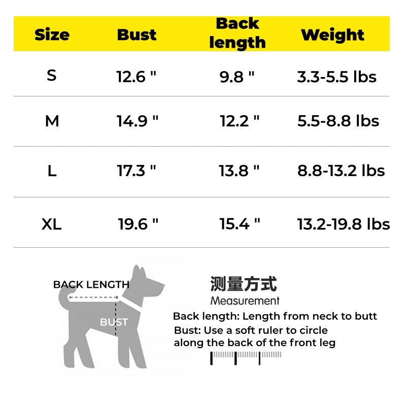 Small Dog Recovery Suit - Elastic Snap Closure, Anti-Lick Spay Surgery Onesie Pet Outfit