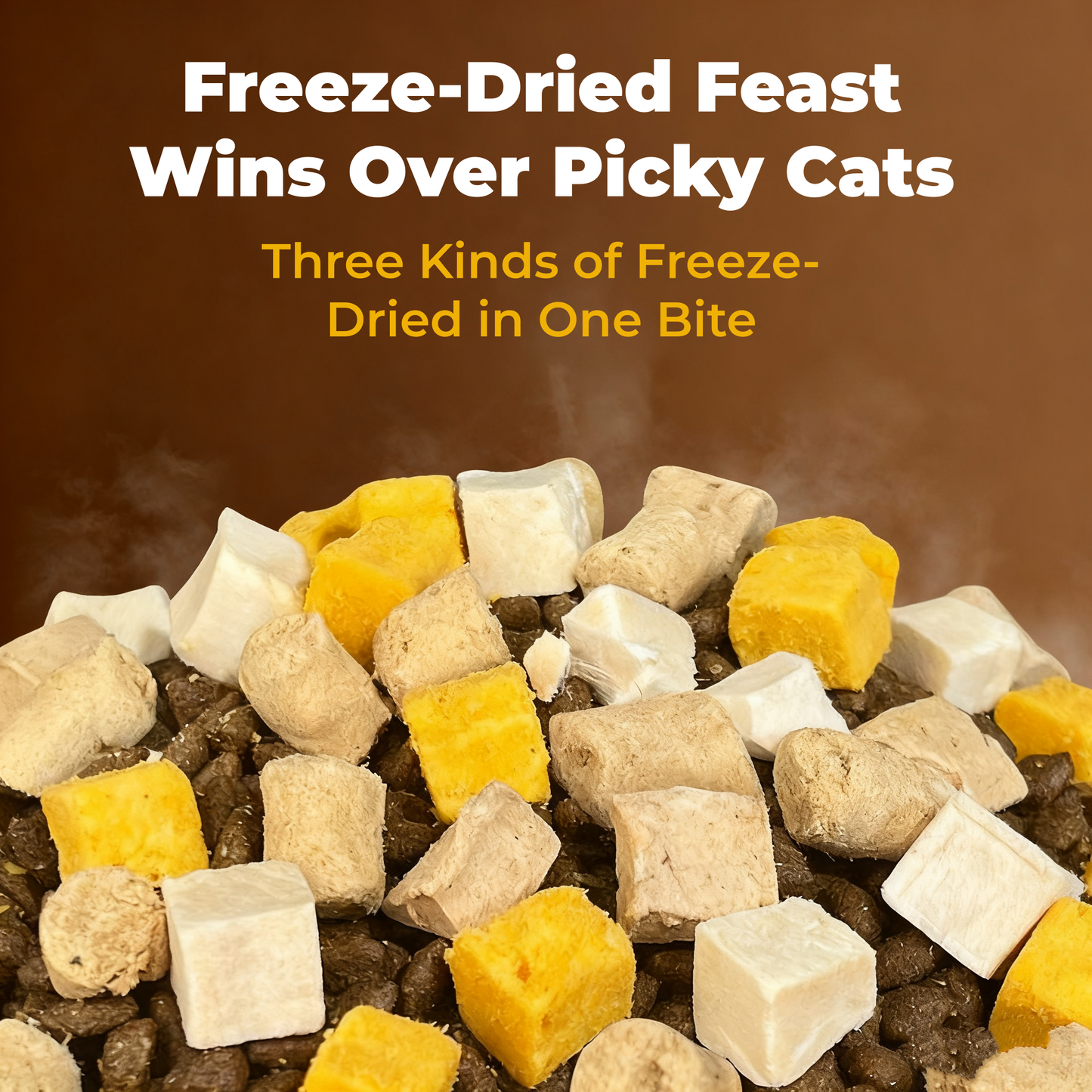 Freeze-Dried Cat Food - Wholesale Grain-Free, 3.3-44lbs Complete for All Life Stages