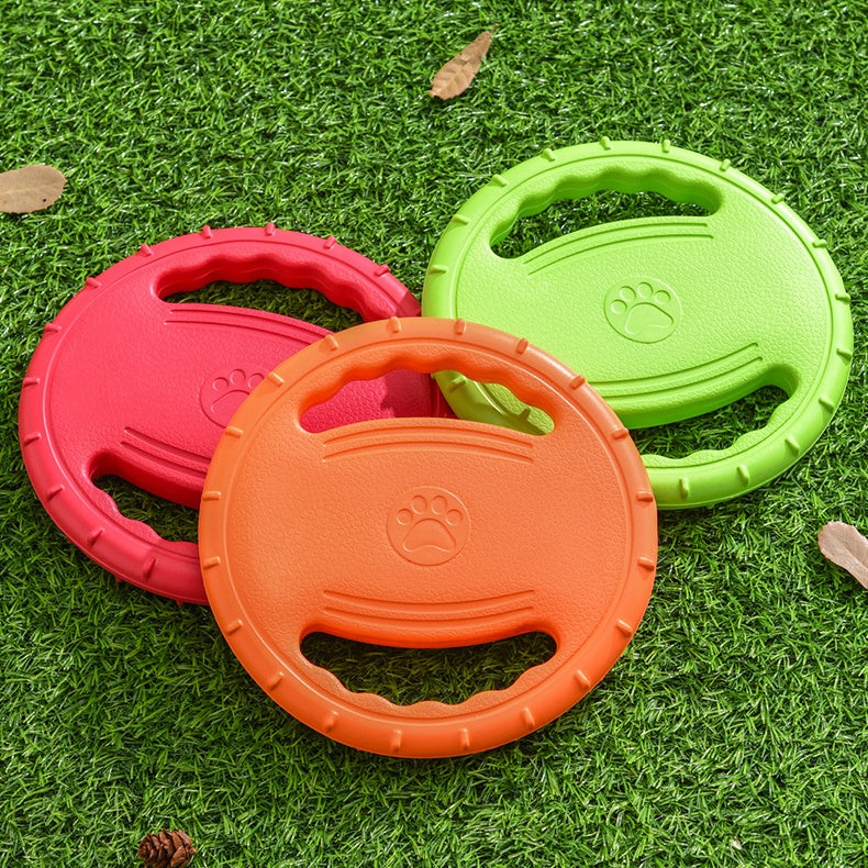 Dog Flying Disc Toy - Steering Wheel Shape, Foam Material, Safe Interactive Fetch Toy for Dogs