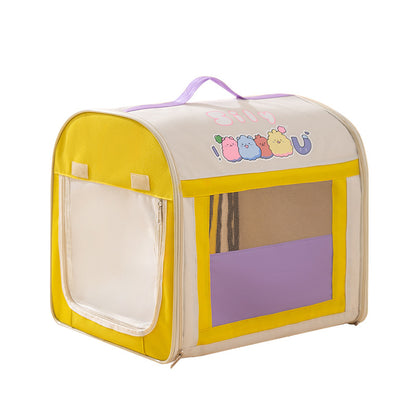 4-in-1 Dog Car Bed - Waterproof Foldable, Breathable Large Space Multifunctional Pet Nest