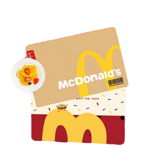 McDonald's Silicone Pet Feeding Mat - Non-Slip Waterproof Wipeable Bite-Resistant Bowl Mat for Cats Dogs