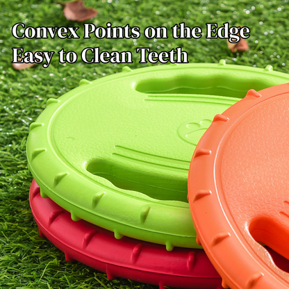 Dog Flying Disc Toy - Steering Wheel Shape, Foam Material, Safe Interactive Fetch Toy for Dogs