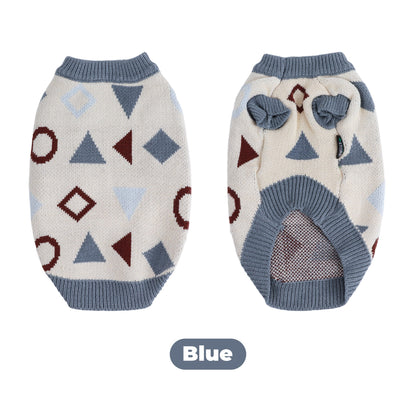 Warm Christmas Dog Sweater - Cozy Pullover for Small Puppies, French Bulldog & Pitbull