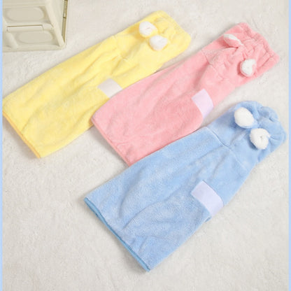 Miaow & Meow | Super Absorbent Pet Bathrobe - Soft Quick-Dry Towel for Dogs Cats, Extra Large Drying Robe