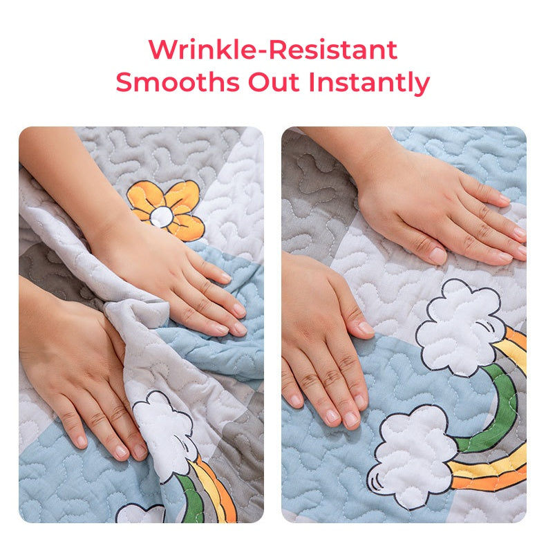 Non-Slip Washable Pet Mat - Reusable Dog Cat Sleep Pad, All-Season Litter Mat