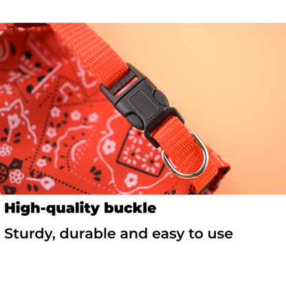 4pcs Pet Bandanas - Printed Triangle Scarf Collar, Saliva Towel for Cats & Dogs