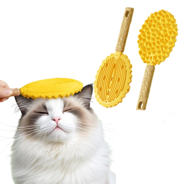 8.7" Durian Pet Massage Comb - Multi-Function Cat Hair Remover, Shedding Brush for Floating Fur Cleaning