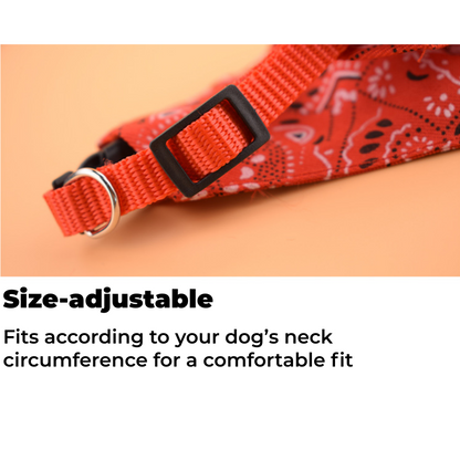 4pcs Pet Bandanas - Printed Triangle Scarf Collar, Saliva Towel for Cats & Dogs