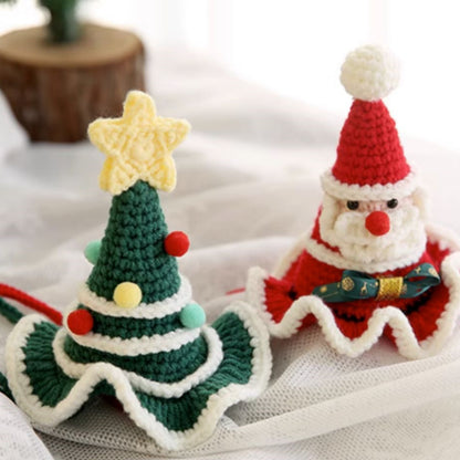 Pet Christmas Knit Hats - Small Cats Dogs Party Costume Headwear (One Size)