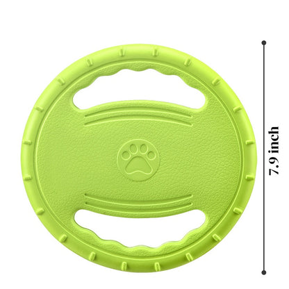 Dog Flying Disc Toy - Steering Wheel Shape, Foam Material, Safe Interactive Fetch Toy for Dogs