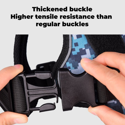 Dog Harness with Leash - Adjustable Reflective Waterproof, Camo Design for Dogs Walking