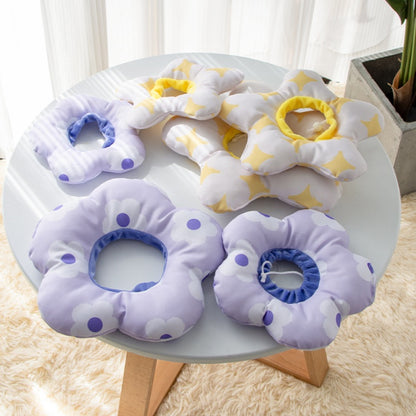 Soft Floral Cat Dog Cone - Waterproof Adjustable Recovery Collar, Anti-Lick/Bite Post-Surgery