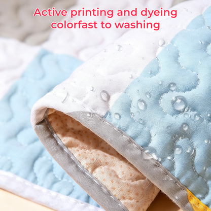 Non-Slip Washable Pet Mat - Reusable Dog Cat Sleep Pad, All-Season Litter Mat