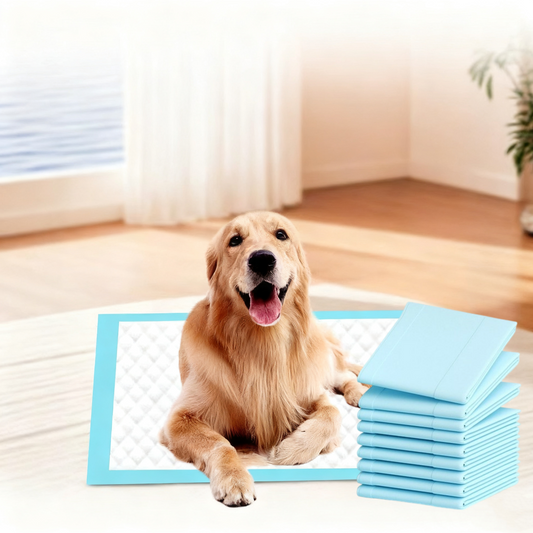 Dog Pee Pads - 5-Layer Leak-Proof, M 24x18" for Puppy Potty Training