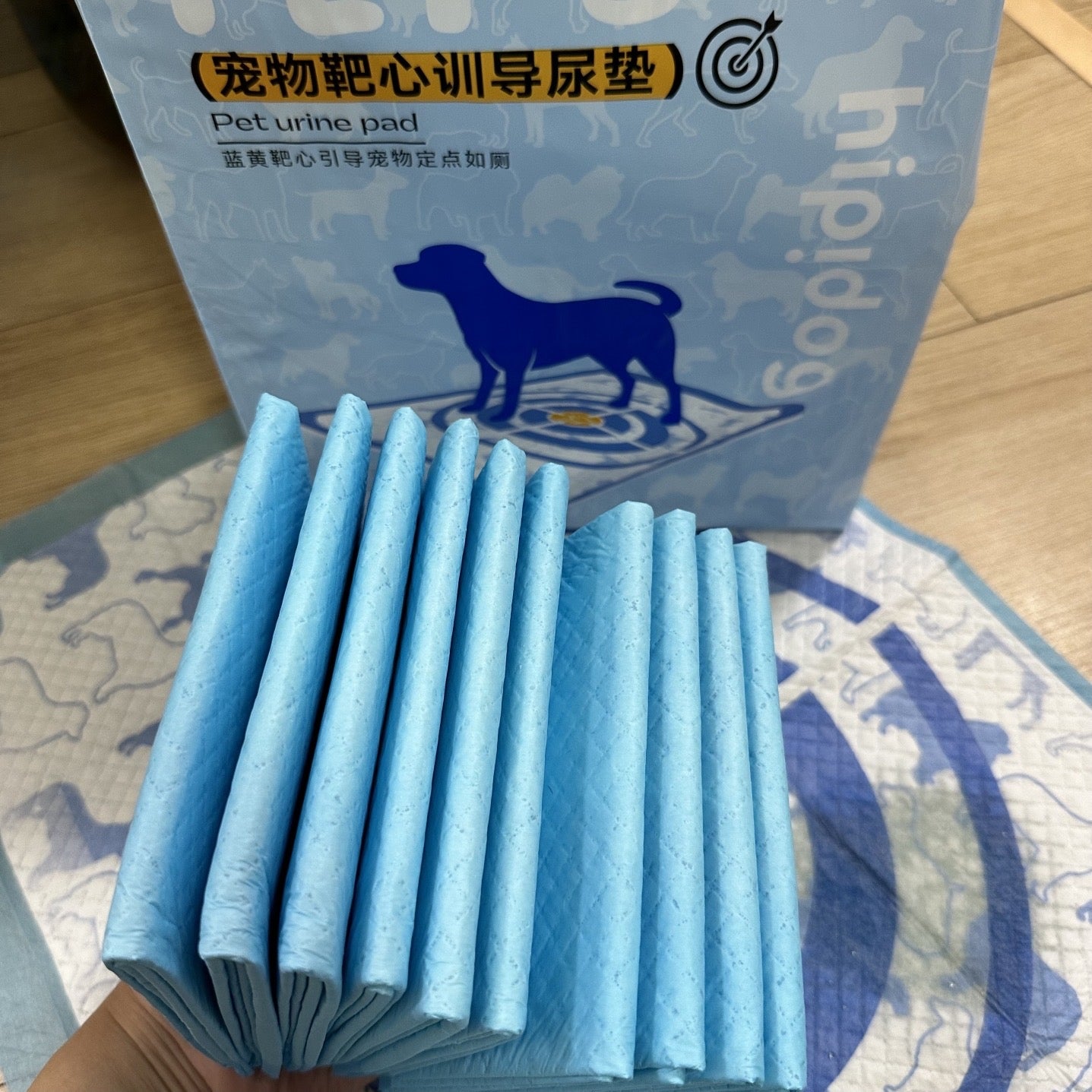 Dog Pee Pads - 7-Layer Leak-Proof, Super Absorbent, S/M/L, for Puppy Potty Training