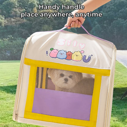 4-in-1 Dog Car Bed - Waterproof Foldable, Breathable Large Space Multifunctional Pet Nest