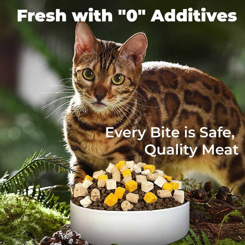 Freeze-Dried Cat Food - Wholesale Grain-Free, 3.3-44lbs Complete for All Life Stages