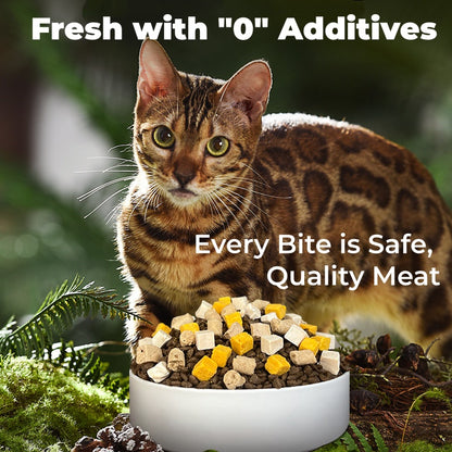 Freeze-Dried Cat Food - Wholesale Grain-Free, 3.3-44lbs Complete for All Life Stages