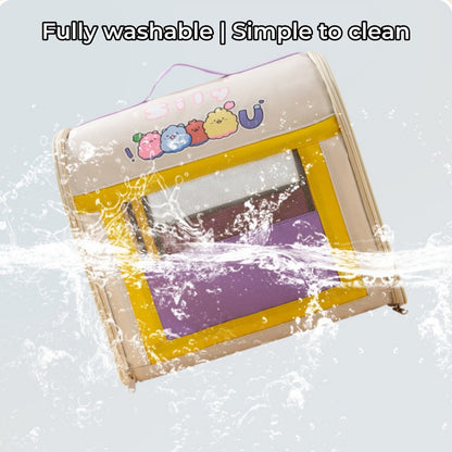 4-in-1 Dog Car Bed - Waterproof Foldable, Breathable Large Space Multifunctional Pet Nest