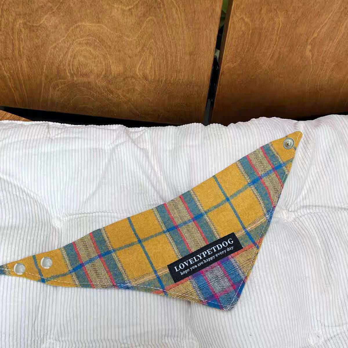 Pet Bandanas - Stylish Triangle Bib Scarf, Photo Prop Kerchief for Large Dogs Labrador & Daily Wear