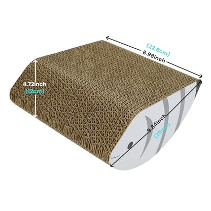 3 in 1 Cat Scratching Board, Double-Sided Usability for multi-cat families
