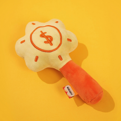 6.3'' Plush Rattle Cat Toy - Catnip Bell Pet Toy, Sun-Shaped Self-Play Boredom Buster for Cats