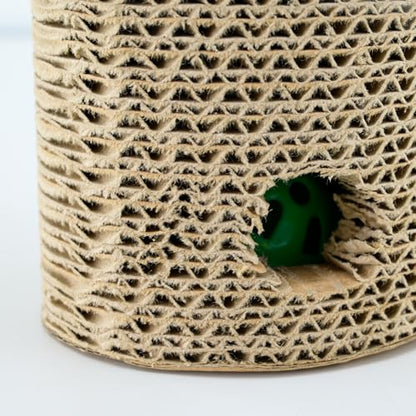 Cat Scratching Post with Ball, Roller Cat Toy with Catnip, 1 count