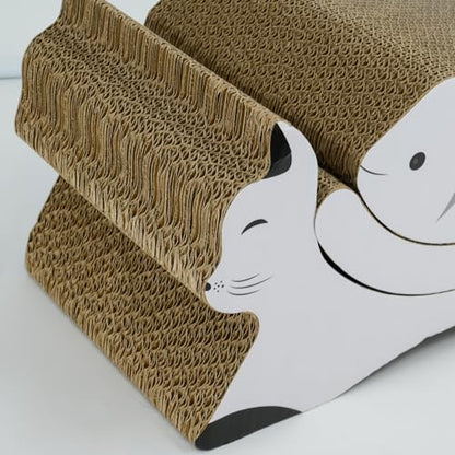 3 in 1 Cat Scratching Board, Double-Sided Usability for multi-cat families