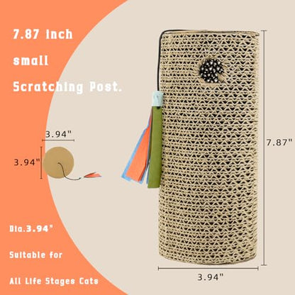 Cat Scratching Post with Ball, Roller Cat Toy with Catnip, 1 count