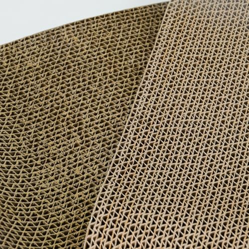 Double-Sided Cat & Rabbit Scratcher Bed with Catnip, 2 count