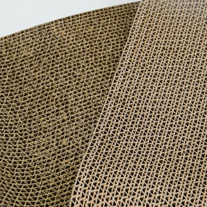 Double-Sided Cat & Rabbit Scratcher Bed with Catnip, 2 count