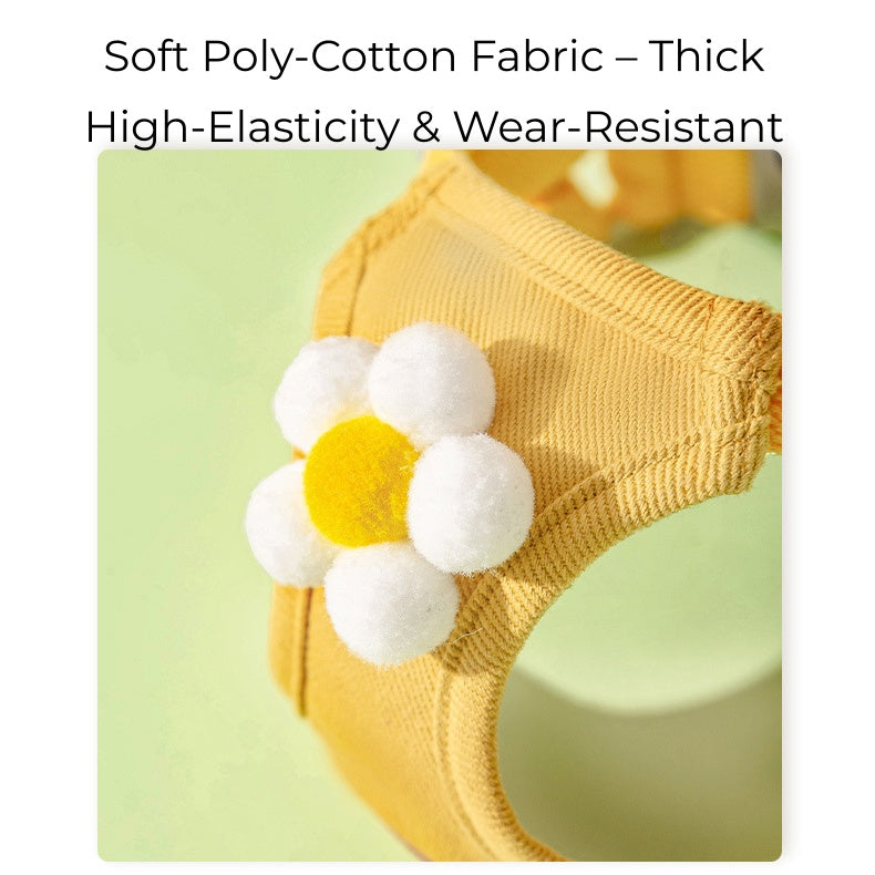 No Pull Dog Harness with Multi function Dog Leash - 3D Cartoon, Soft Adjustable No-Choke for Extra-Small/Small Medium Dogs