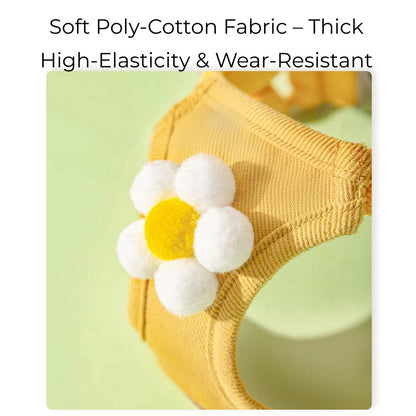 No Pull Dog Harness with Multi function Dog Leash - 3D Cartoon, Soft Adjustable No-Choke for Extra-Small/Small Medium Dogs