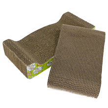 Double-Sided Cat & Rabbit Scratcher Bed with Catnip, 2 count