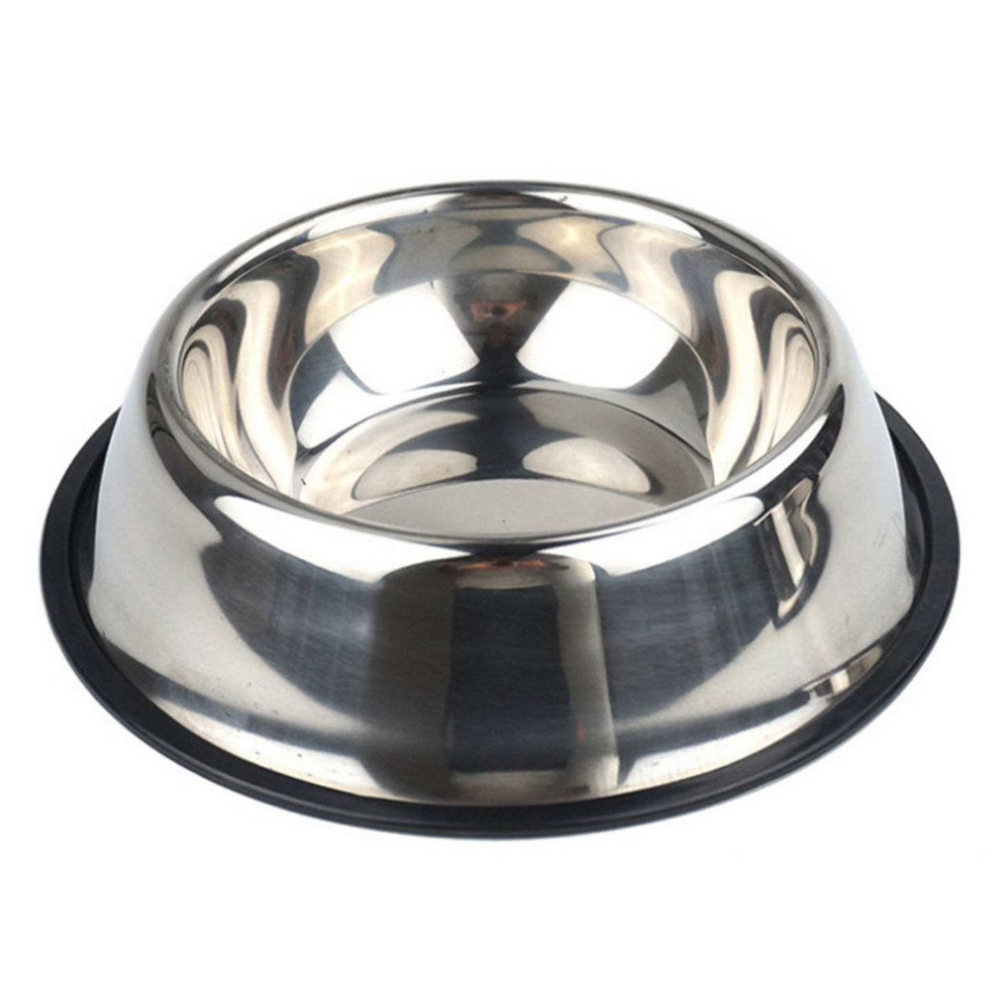 Stainless Steel Pet Bowl with Non - Slip Rubber Base, 7-74oz Universal for Cats & Dogs