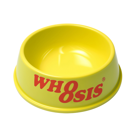 Yellow Pet Bowl - 12.6oz Non-Slip Shatterproof, Bite-Resistant for Dogs & Cats