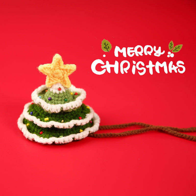 Pet Christmas Knit Hats - Small Cats Dogs Party Costume Headwear (One Size)