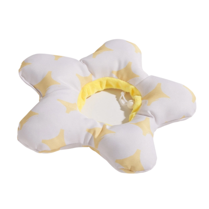 Soft Floral Cat Dog Cone - Waterproof Adjustable Recovery Collar, Anti-Lick/Bite Post-Surgery
