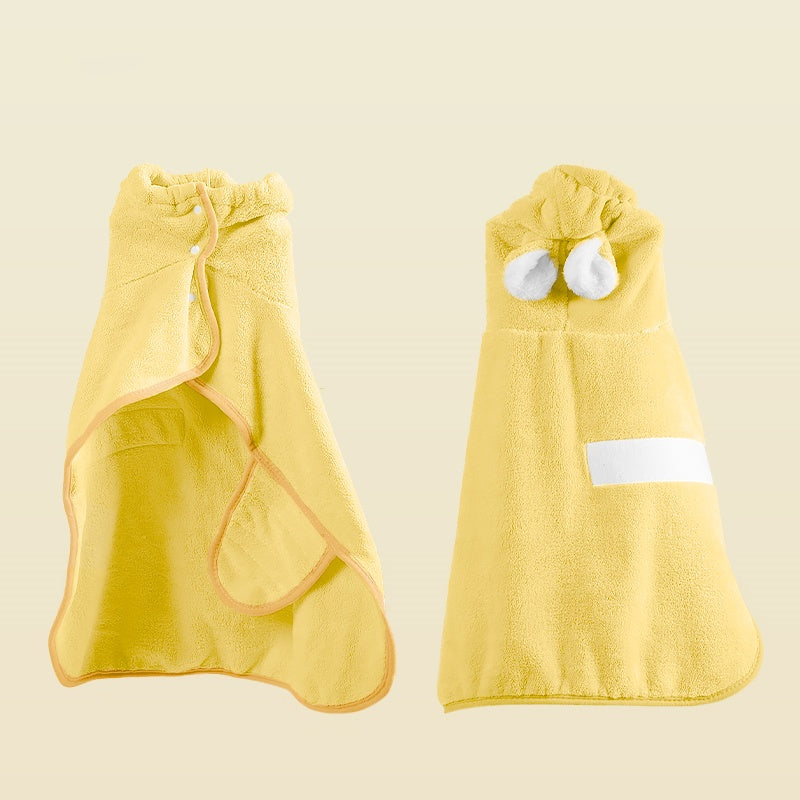 Miaow & Meow | Super Absorbent Pet Bathrobe - Soft Quick-Dry Towel for Dogs Cats, Extra Large Drying Robe