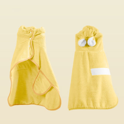 Miaow & Meow | Super Absorbent Pet Bathrobe - Soft Quick-Dry Towel for Dogs Cats, Extra Large Drying Robe