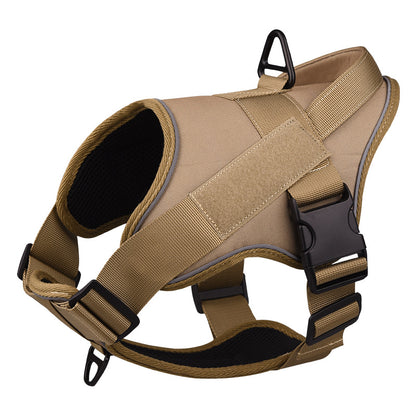 Dog Harness with Leash - Adjustable Reflective Waterproof, Camo Design for Dogs Walking