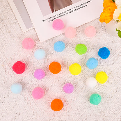 Cat Plush Ball Launcher Gun - Self-Play Interactive Cat Toy, Fuzzy Ball Fetch Toy for Indoor Cats