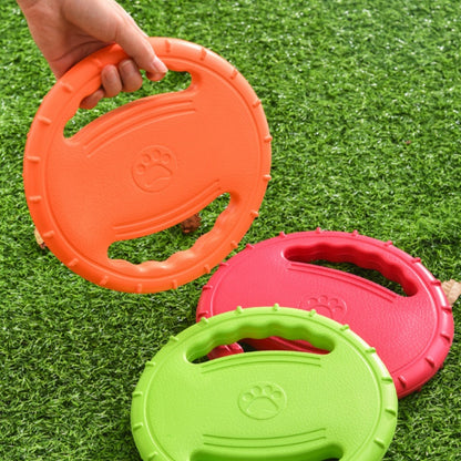 Dog Flying Disc Toy - Steering Wheel Shape, Foam Material, Safe Interactive Fetch Toy for Dogs