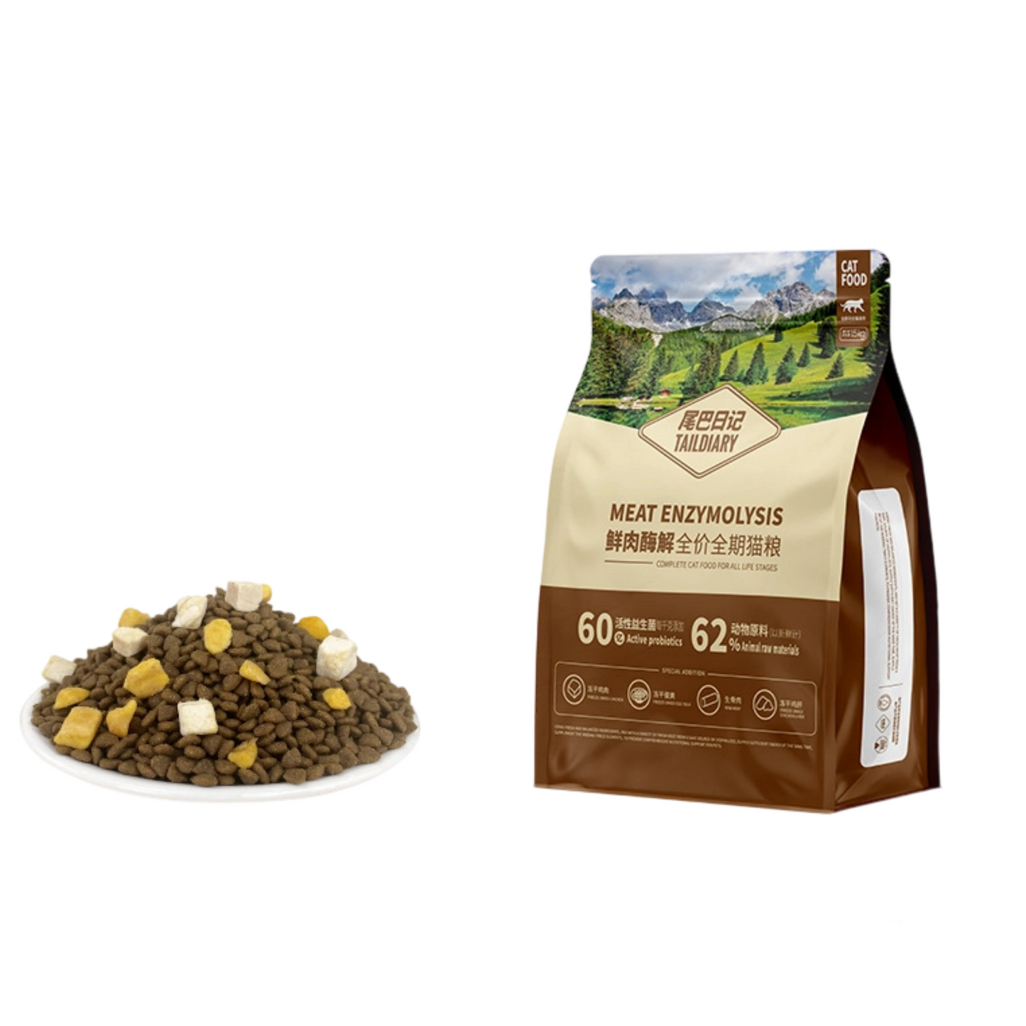 Freeze-Dried Cat Food - Wholesale Grain-Free, 3.3-44lbs Complete for All Life Stages